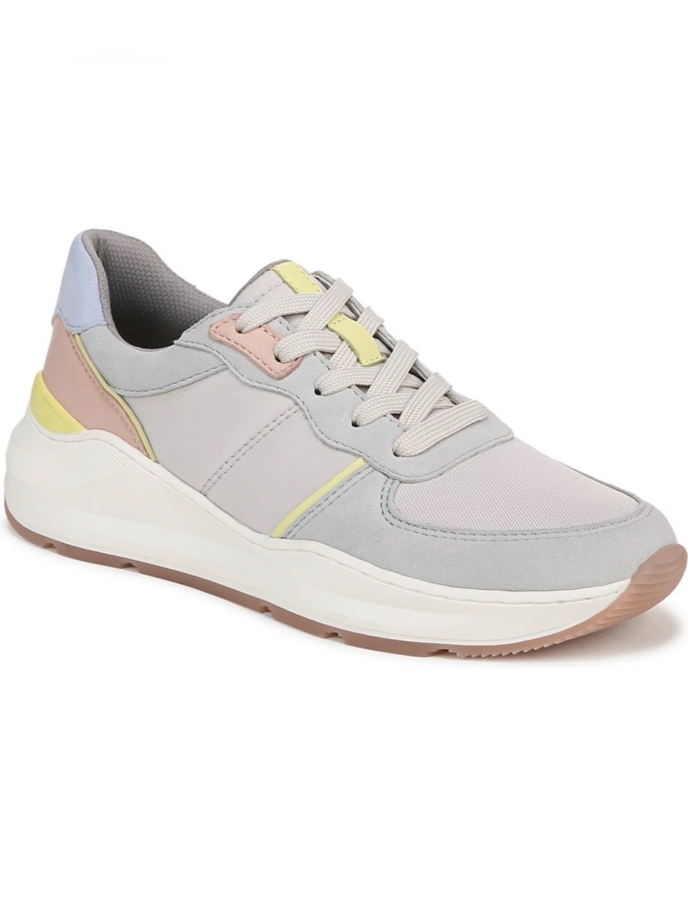 Naturalizer Blossom Women's Shoes Digital Mist Grey Leather & Fabric : 9.5 M (B)
